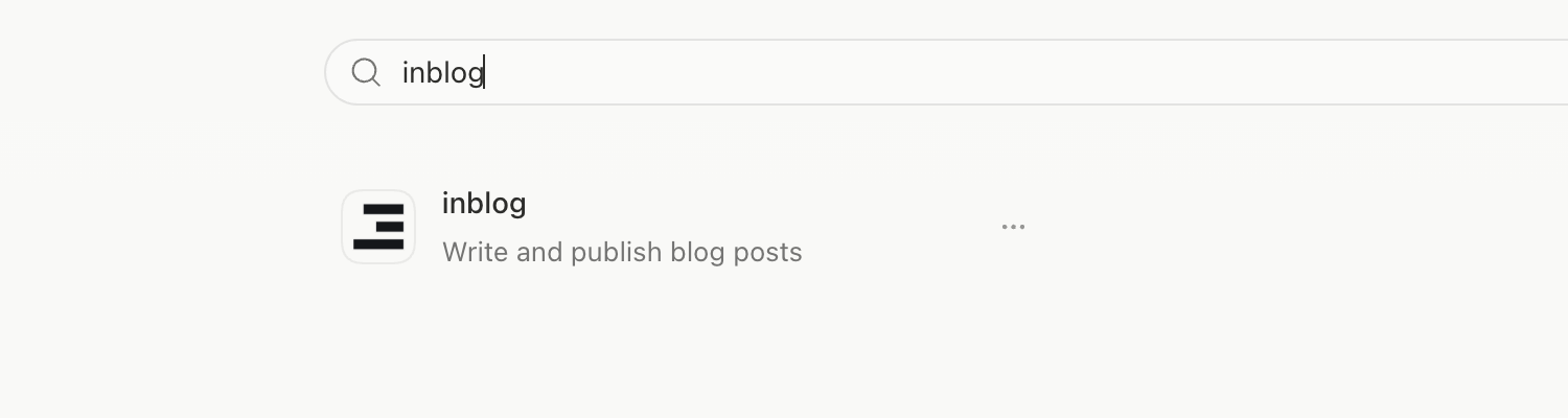 Find Inblog in ChatGPT Plugins