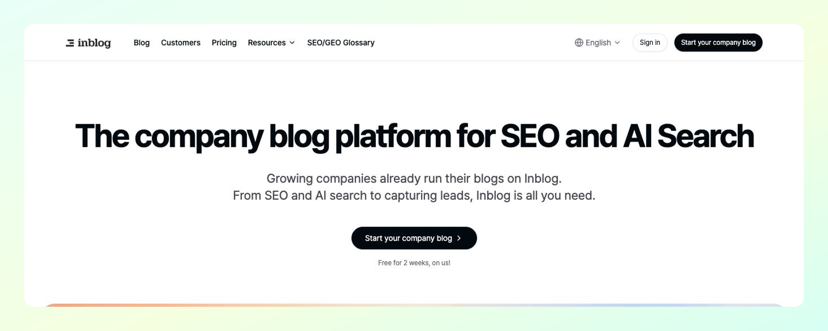 Start your company blog
